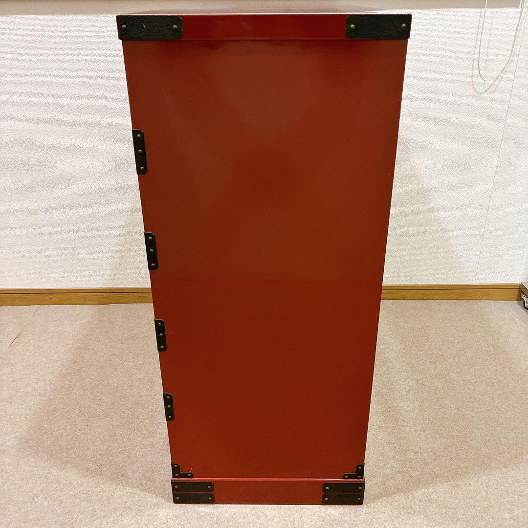 仙台箪笥 五段 赤家具 鉄金具 和箪笥 伝統工芸 和家具