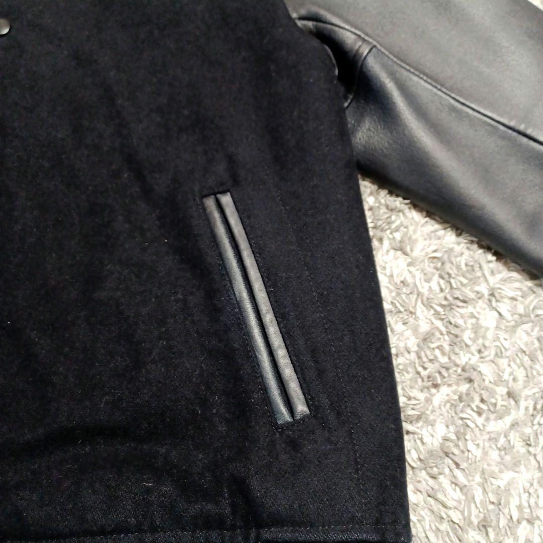 【希少シープスキン】BEAMSスタジャン 濃紺 サイズ M　お買い得