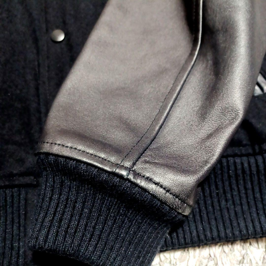 【希少シープスキン】BEAMSスタジャン 濃紺 サイズ M　お買い得