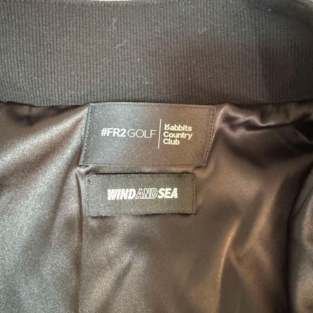 《美品》完売品　WIND AND SEA × FR2 GOLF ペイズリー柄
