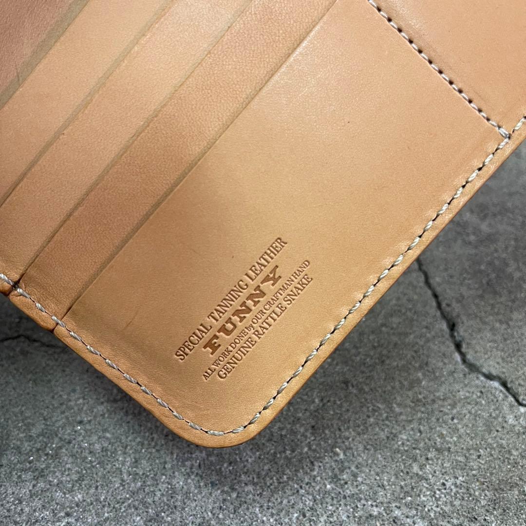 FUNNY ファニー ウォレット パイソンレザー ウォレットチェーン