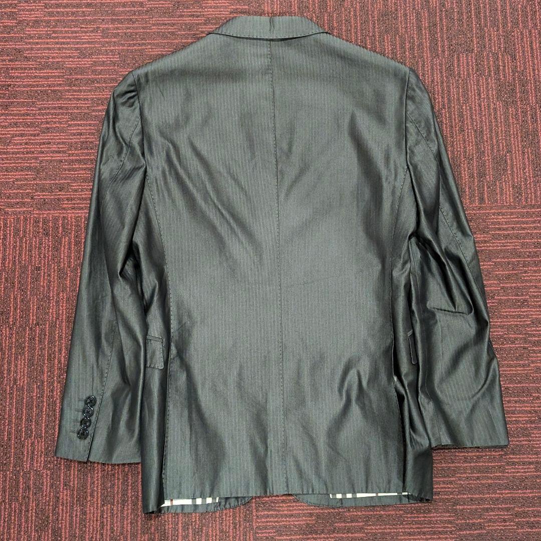 バーバリー ブラックレーベル スーツ セットアップ M/79 グレー光沢