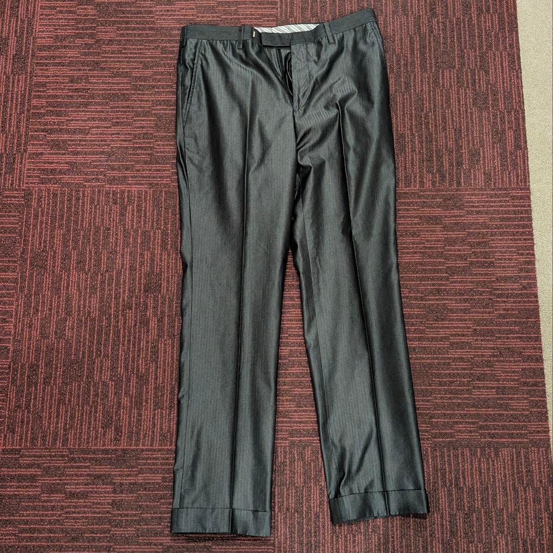 バーバリー ブラックレーベル スーツ セットアップ M/79 グレー光沢