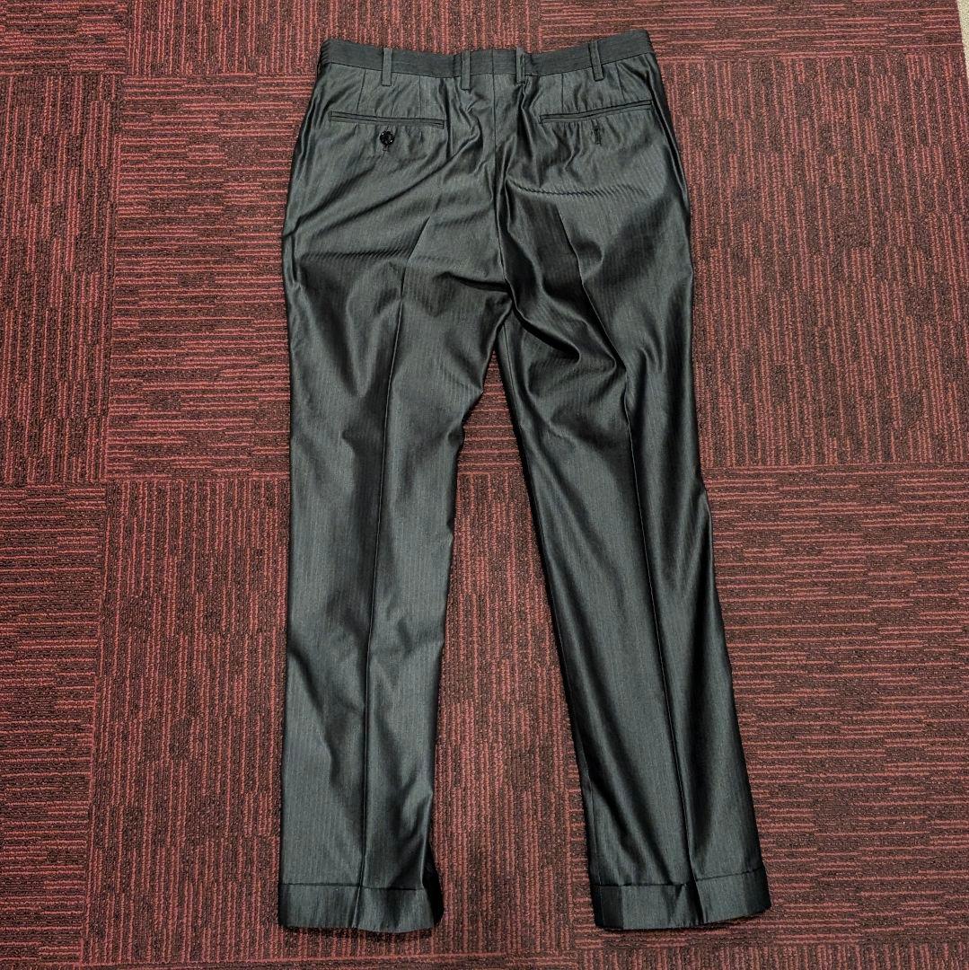 バーバリー ブラックレーベル スーツ セットアップ M/79 グレー光沢