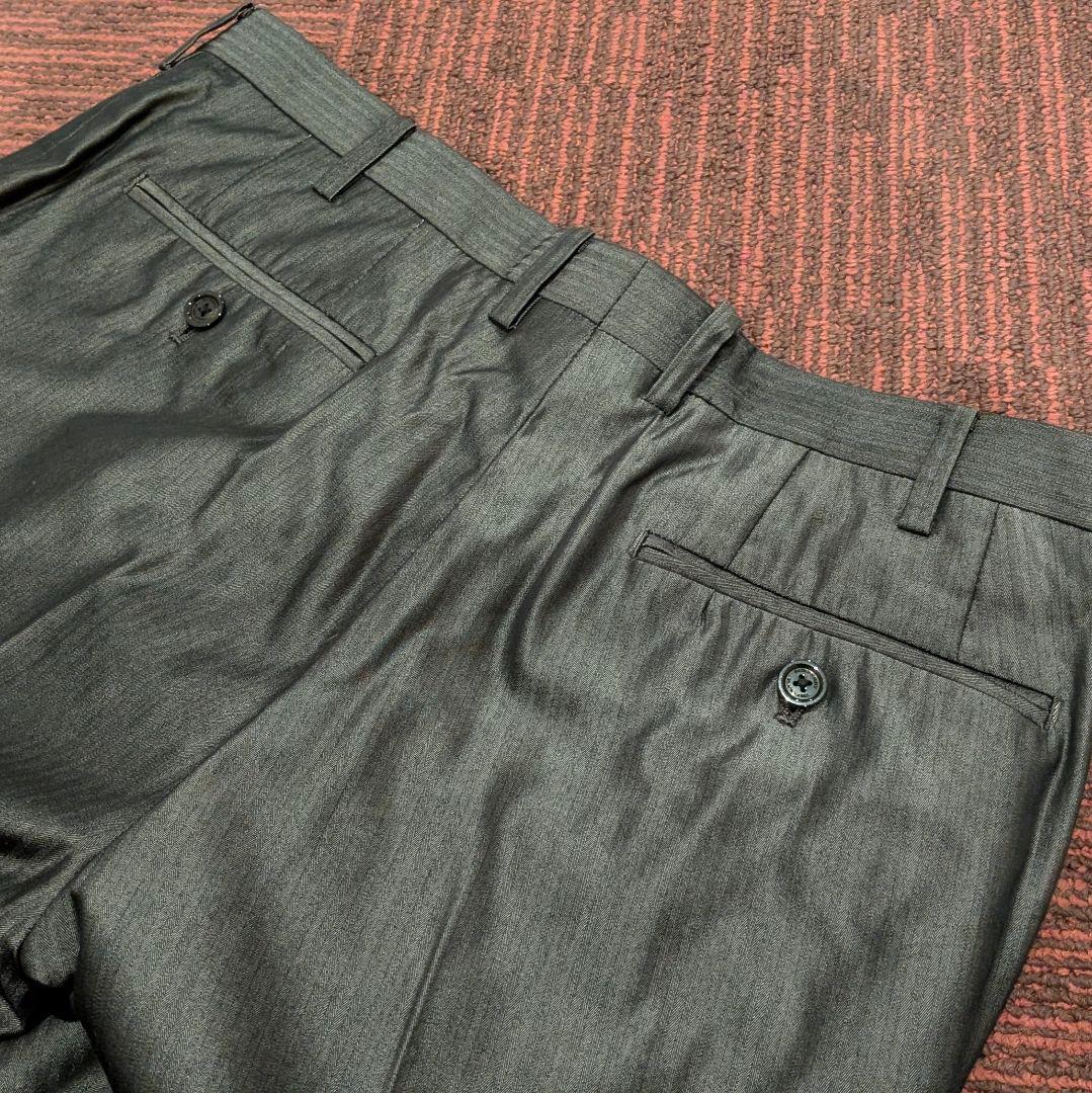 バーバリー ブラックレーベル スーツ セットアップ M/79 グレー光沢