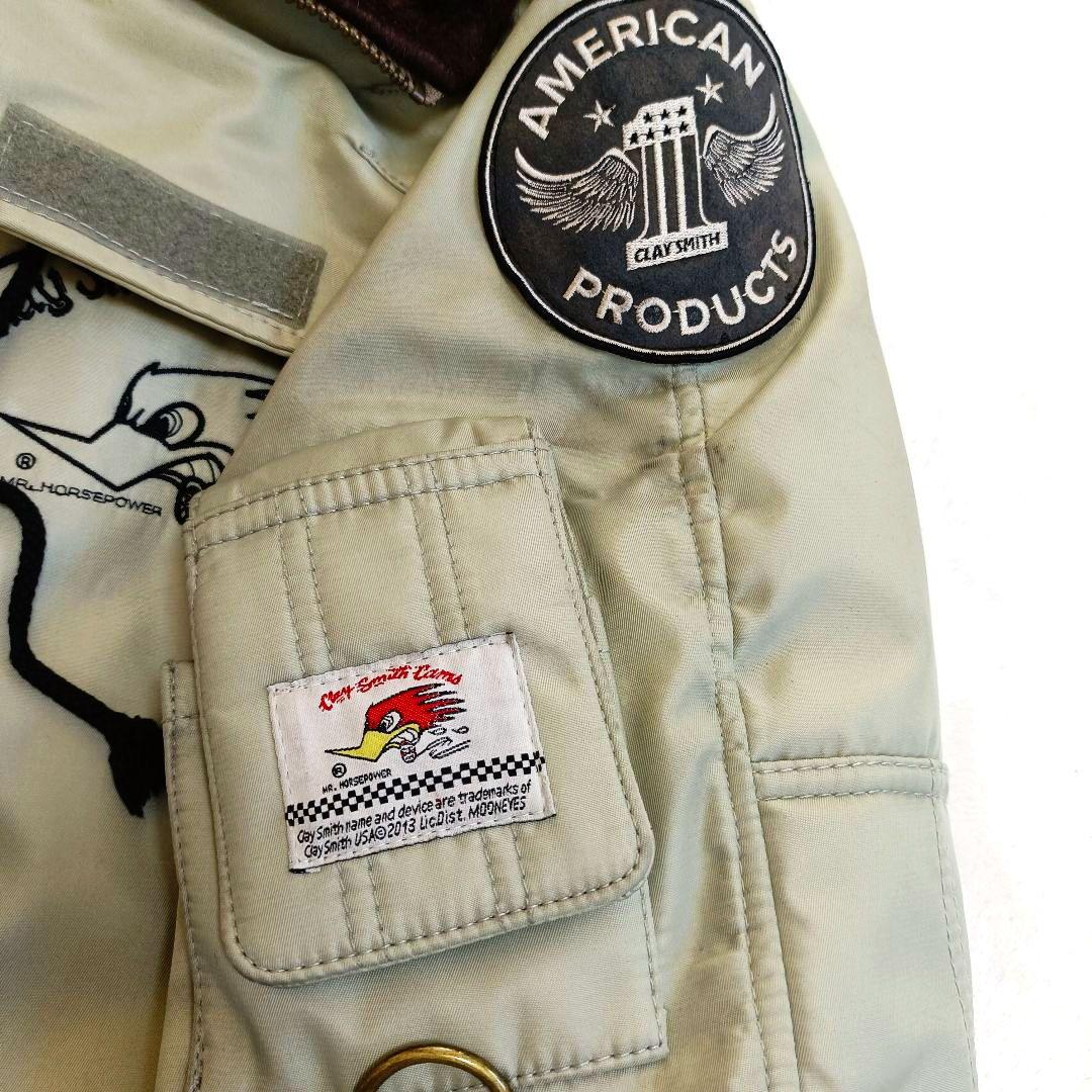 クレイスミス N-3B フライトジャケット ライダー バイカー ボア L 防風