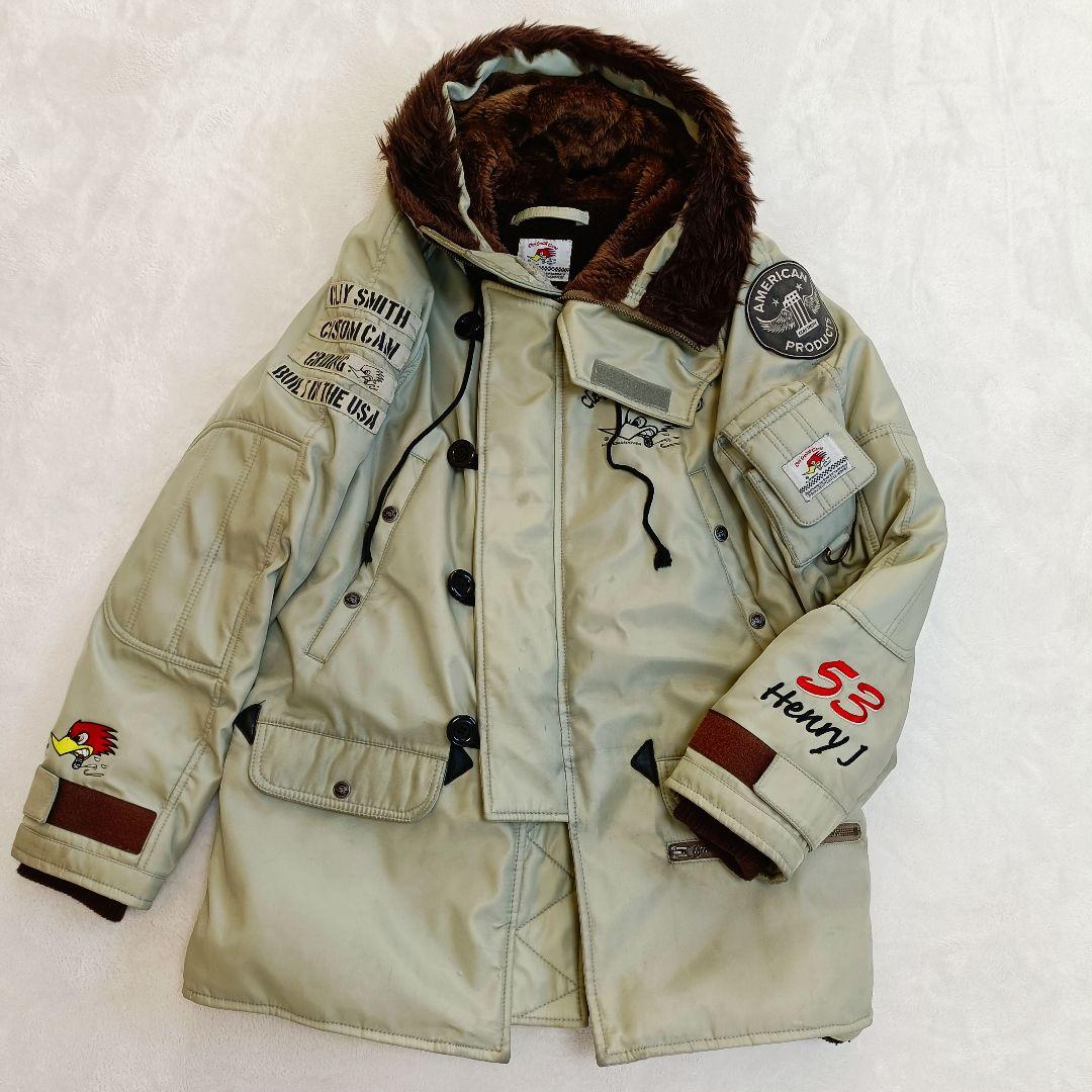 クレイスミス N-3B フライトジャケット ライダー バイカー ボア L 防風