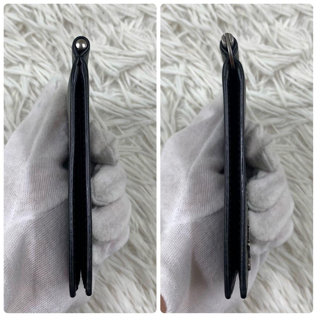 【✨未使用級✨】 プラダ メタルロゴ マネークリップ ブラック