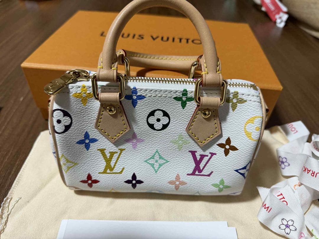 LV✖️TM 2025 新作ルイ・ヴィトン × 村上隆　コラボ　ナノ・スピーディ