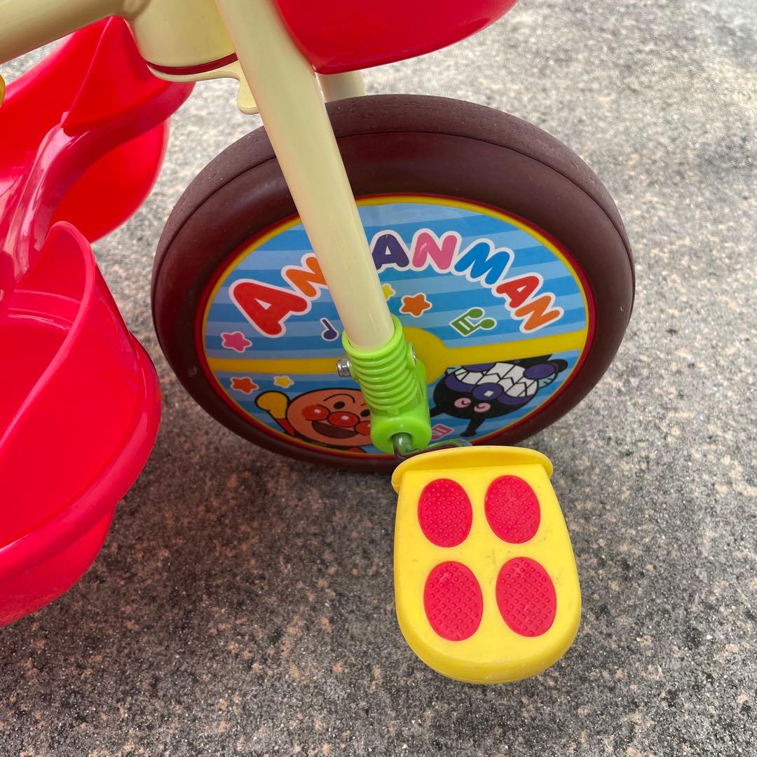 アンパンマン 三輪車 それいけ！アンパンマン デラックスII レッド 赤