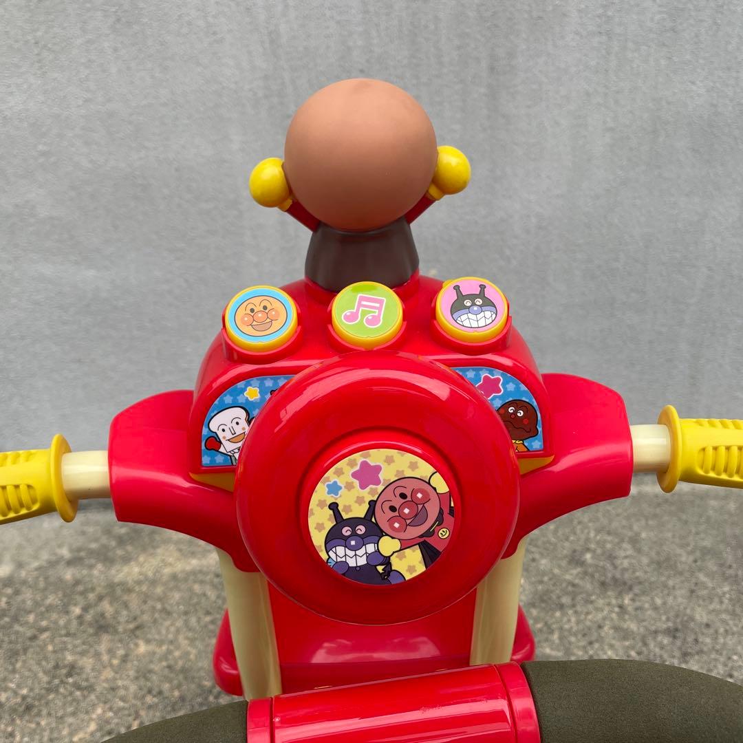 アンパンマン 三輪車 それいけ！アンパンマン デラックスII レッド 赤
