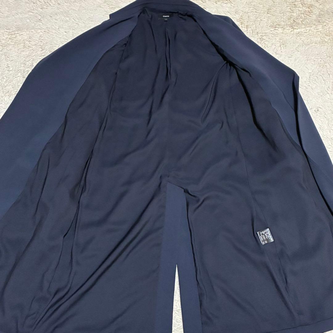 Theory 2024年モデル 現行 紺 ネイビー ベルト付 トレンチコート