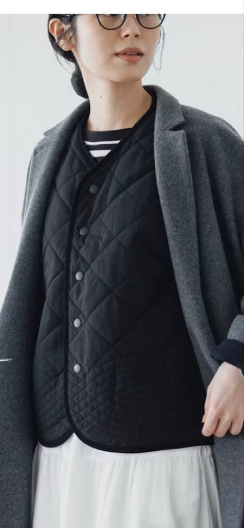 北欧、暮らしの道具店　 毎日着回したいキルティングベスト