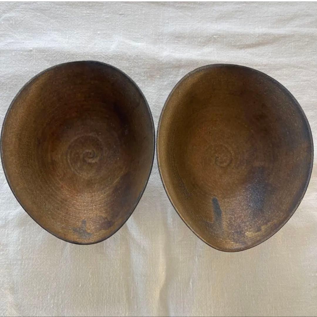 水野幸一さん銅彩釉 ひずみ鉢、角皿、 クラフト石川さん耐熱器