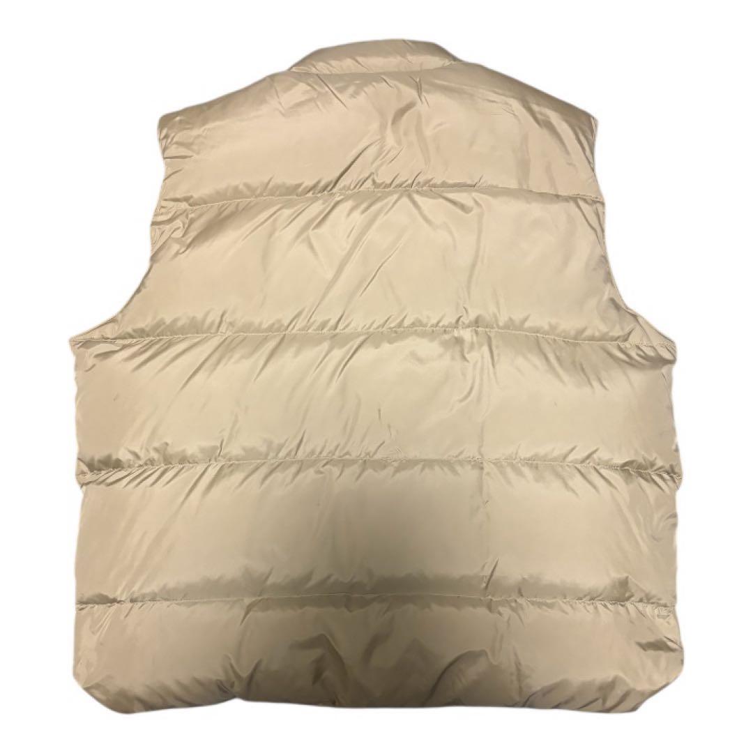 90s L.L.Bean ベージュ ダウンベスト Lサイズ