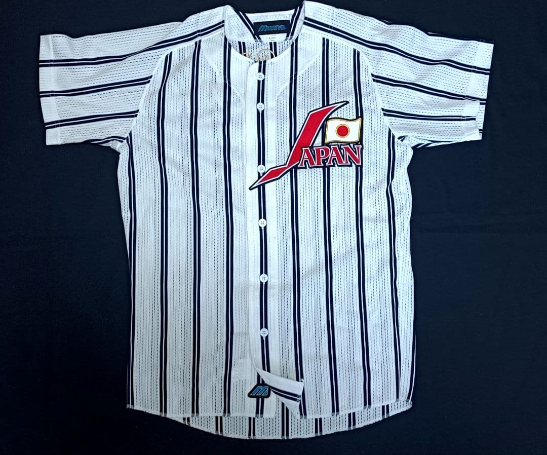 長嶋茂雄 ユニフォーム 上下 L キャップ付 ミズノ 巨人 WBC