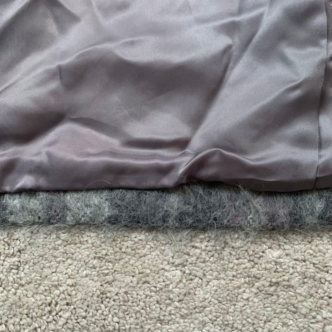 かきりか☆ 　ダーマコレクション　ロングコート　チェック　アルパカ