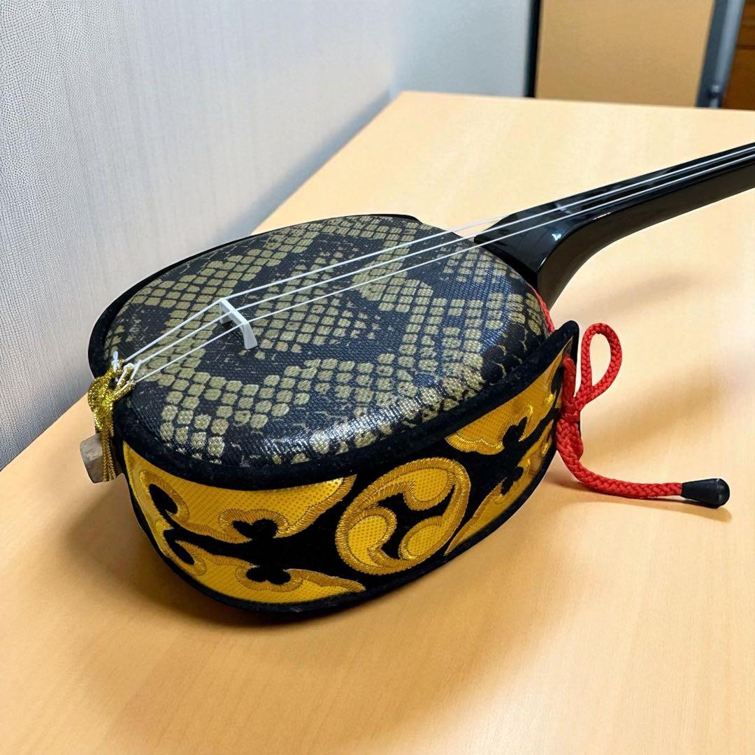 沖縄三線 人工皮 合皮 初心者おすすめ 沖縄 三線 民謡 和楽器