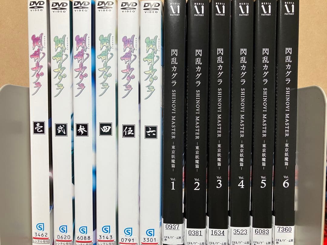 閃乱カグラ　全6巻　閃乱カグラ東京妖魔篇　全6巻　DVDレンタル版