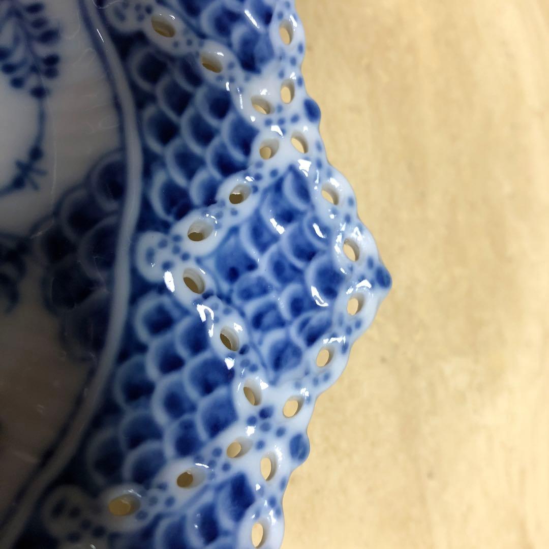 ロイヤルコペンハーゲン　ブルーブルーテッド フラレース 16cmプレート