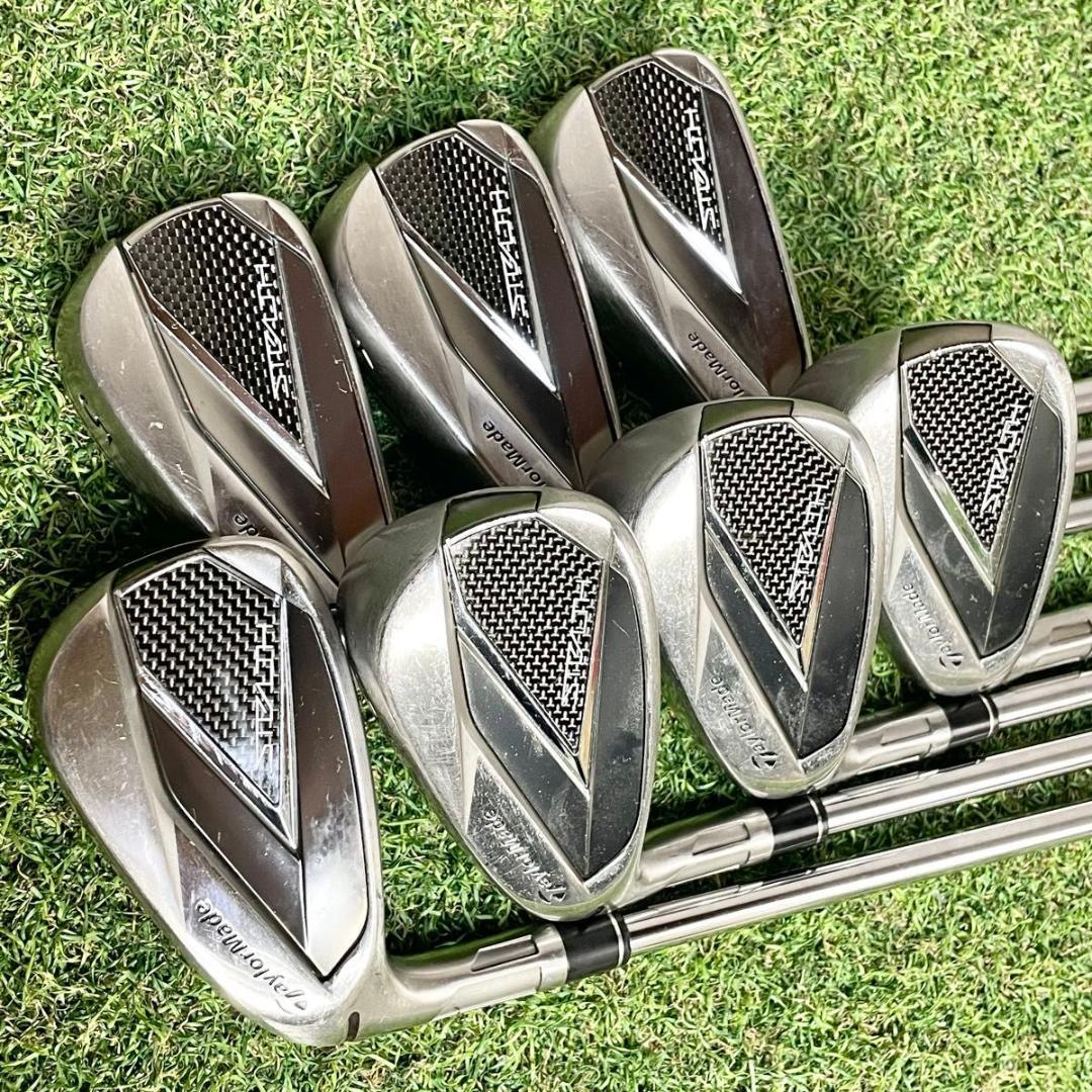 【貴重レフティ】テーラーメイド ステルス アイアンセット 7本 メンズ S 左用