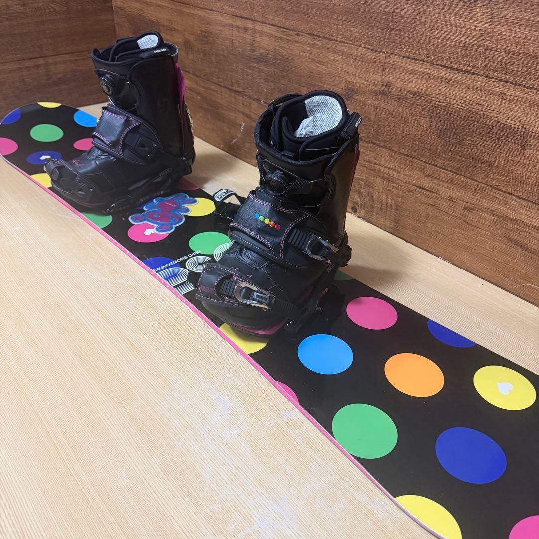 HEAD　ヘッド　レディーススノーボード　4点セット 初心者オススメ　メンテ済み