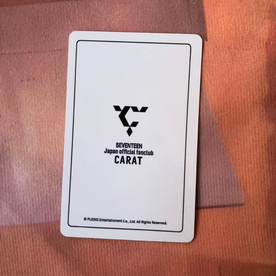 SEVENTEEN MY BEST 投票企画 当選 FC限定 ジョンハン トレカ