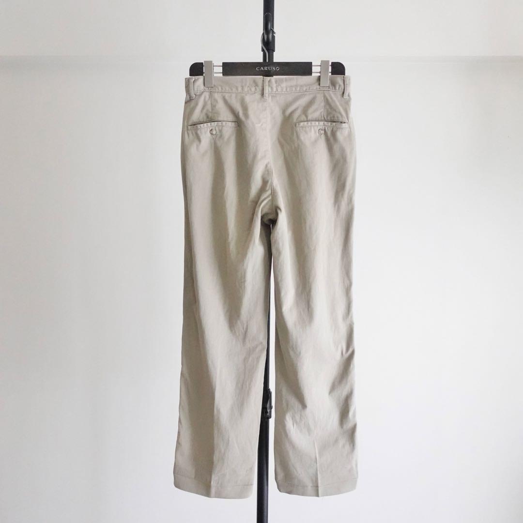 【USA製】Polo RalphLauren ポロチノ　2タックワイドチノパンツ