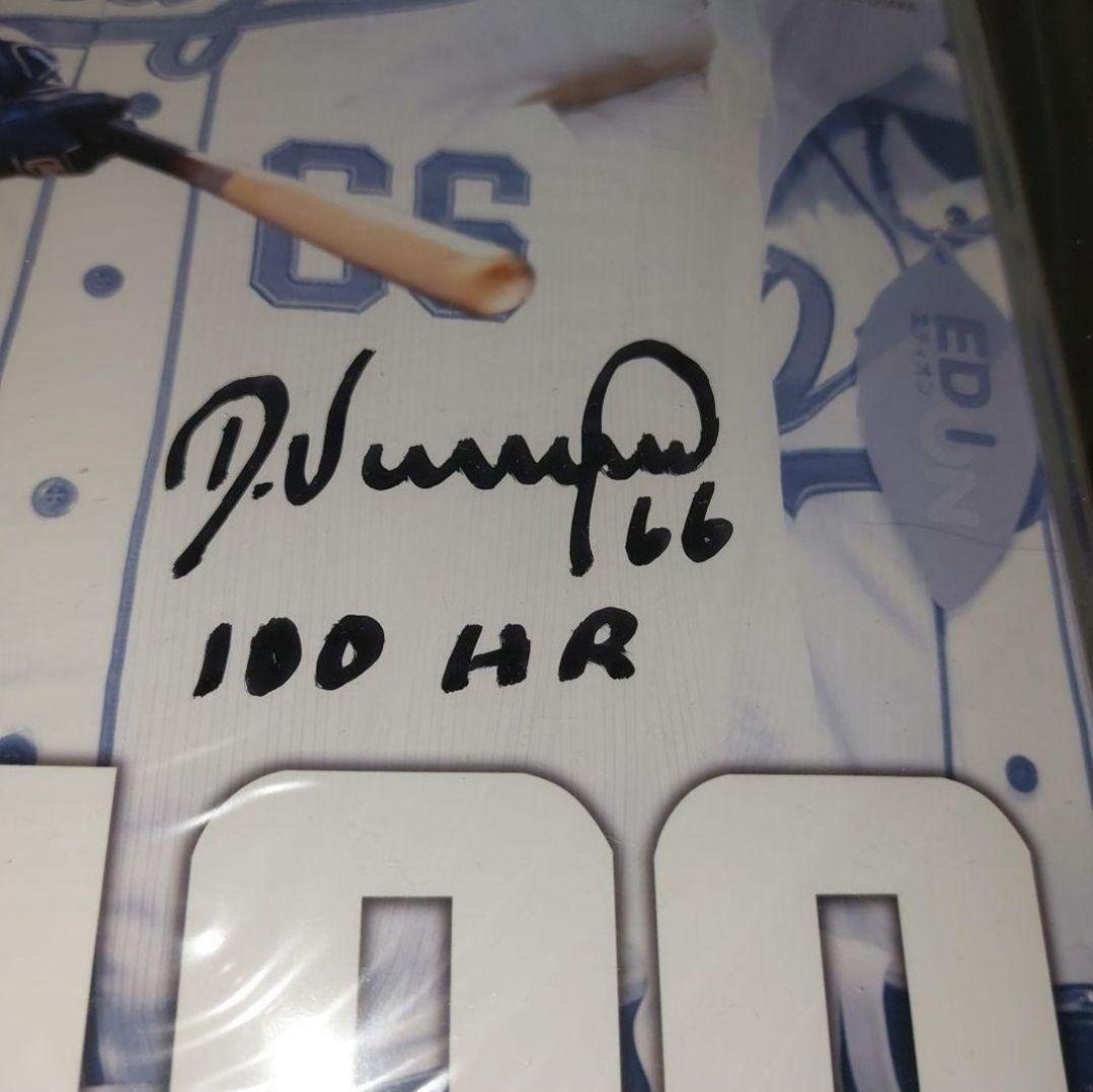 ビシエド 100号ホームラン記念直筆サイン入りフォトパネル 中日ドラゴンズ