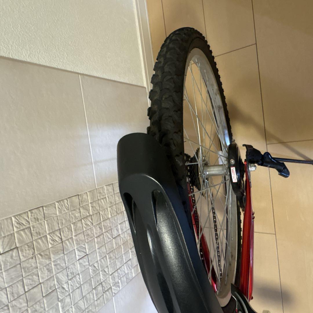 子供用　マウンテンバイク　24インチ　自転車　赤　キッズ　男の子　愛知県　レッド
