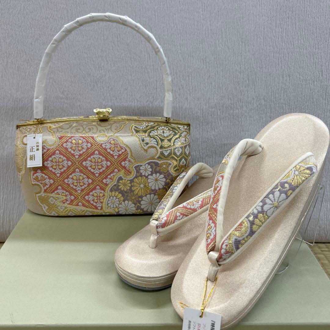 浅草 匠 草履バッグセットL size