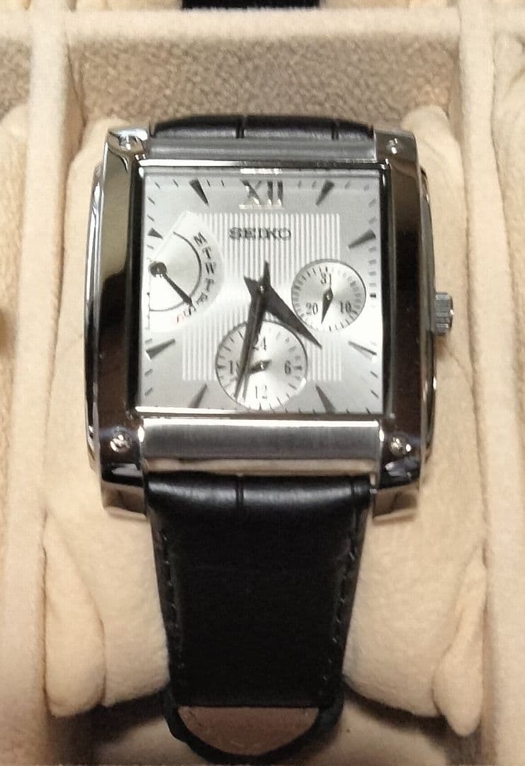 希少 未使用級 SEIKO セイコー レトログラード 5Y67-0AE0 タンク