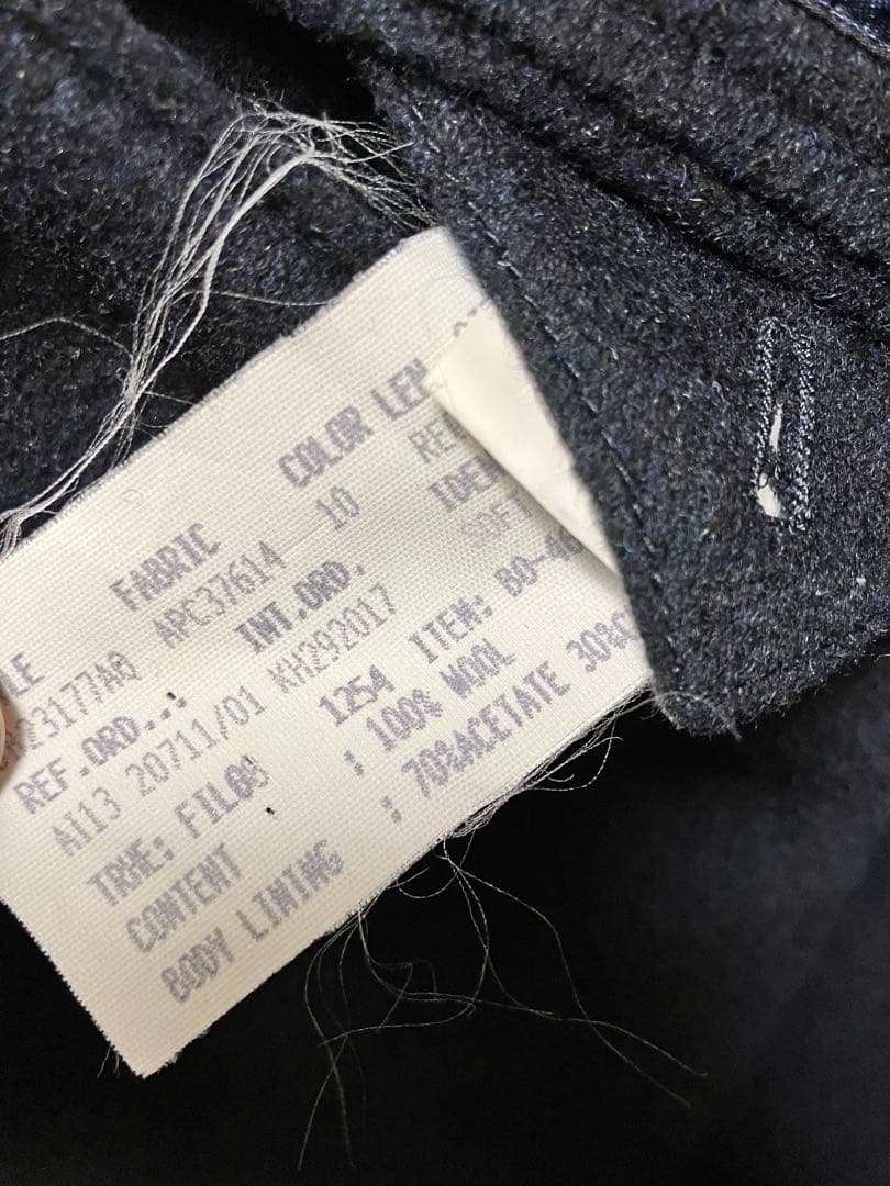 N*n様 美品　LARDINI ラルディーニ　ロロピアーナ　ネイビー チェスター