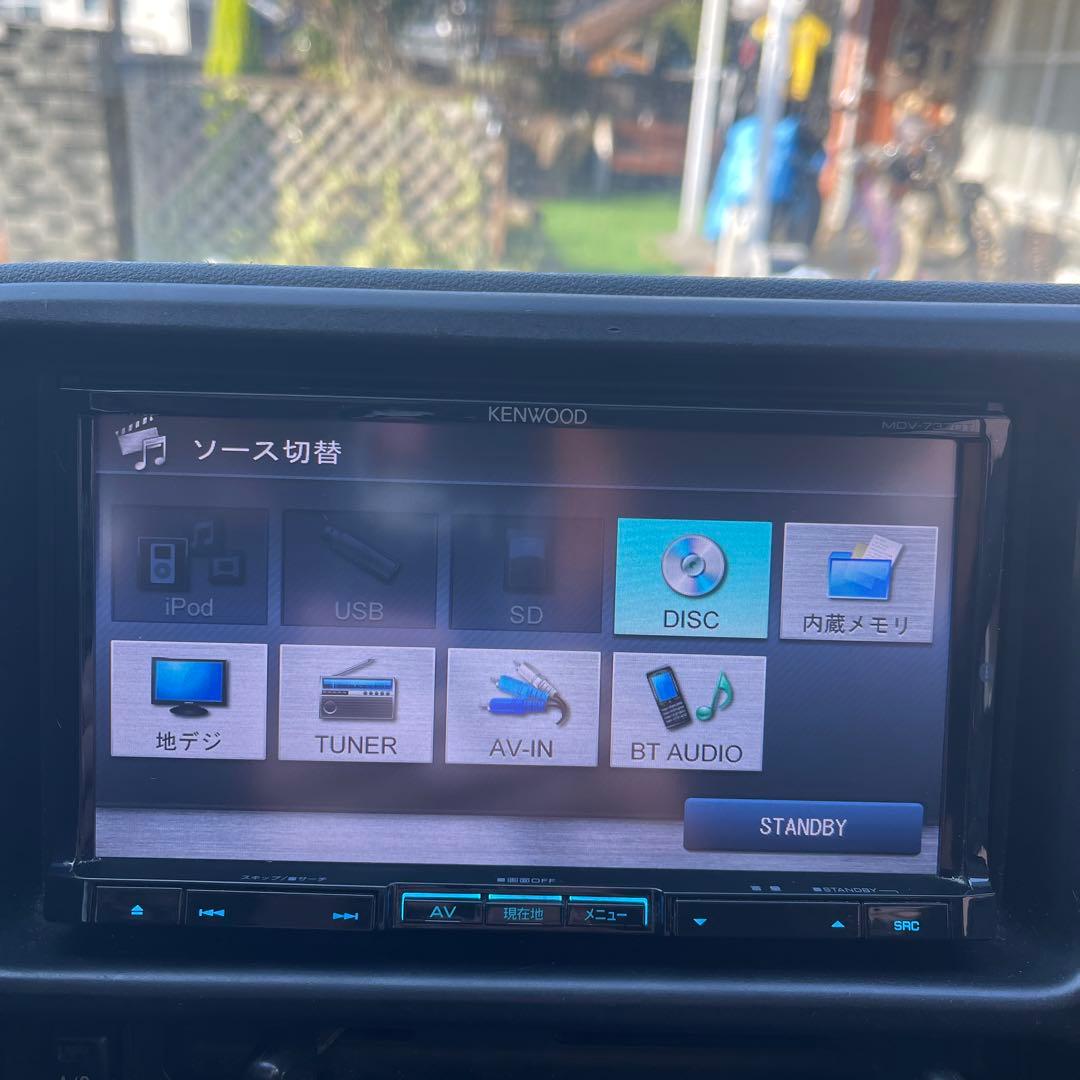 KENWOOD MDV-737DT カーナビ 配線全て有り　Bluetooth