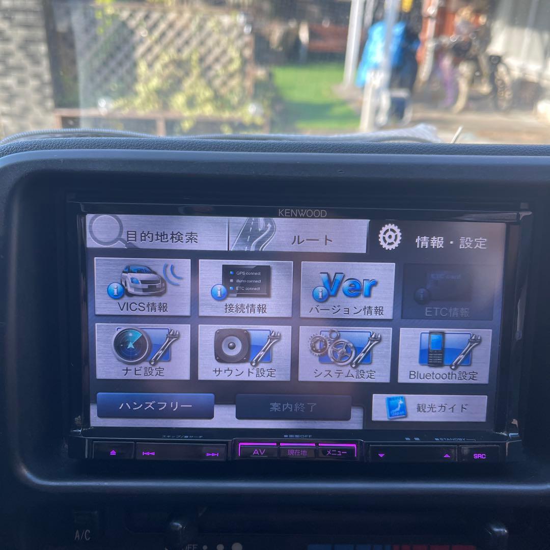 KENWOOD MDV-737DT カーナビ 配線全て有り　Bluetooth