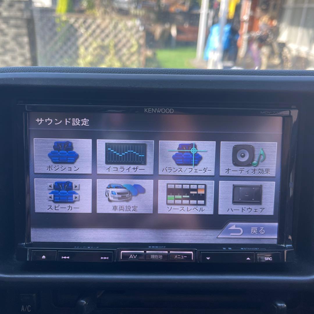 KENWOOD MDV-737DT カーナビ 配線全て有り　Bluetooth