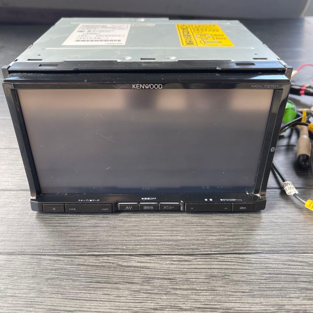 KENWOOD MDV-737DT カーナビ 配線全て有り　Bluetooth