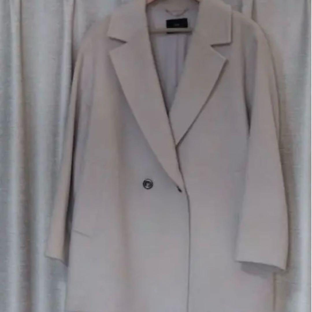 23区　ウールアンゴラビーバーコート　44サイズ