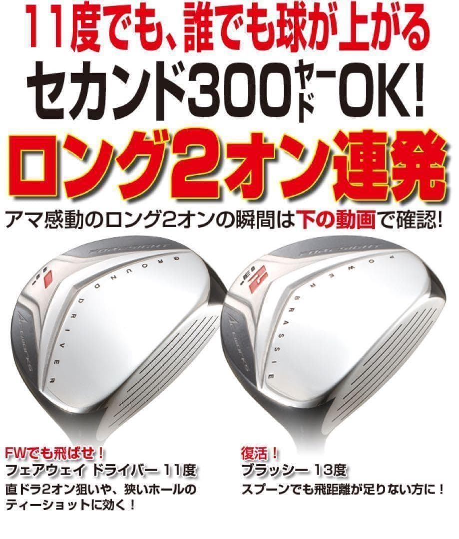 ★最終処分特価★ 優しい超大型激飛び2オン兵器 ワークスゴルフ フォーサイトFW