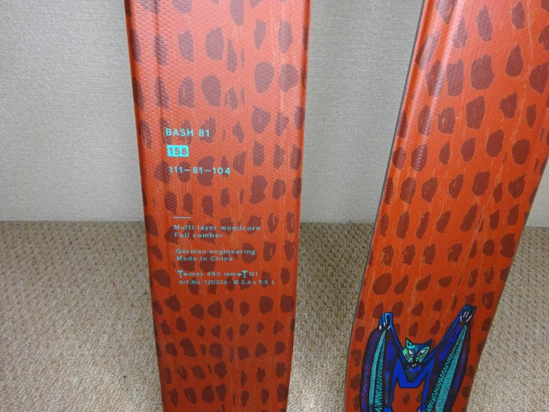 新品VOLKL BASH 81＋MARKER FDTビン付 BC　春スキーフリー