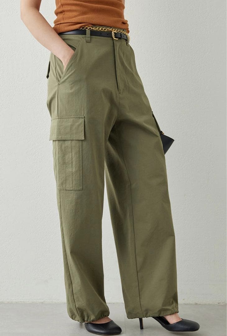 専用★新品★GALLARDAGALANTE ワイドパンツ　カーゴパンツカーキ