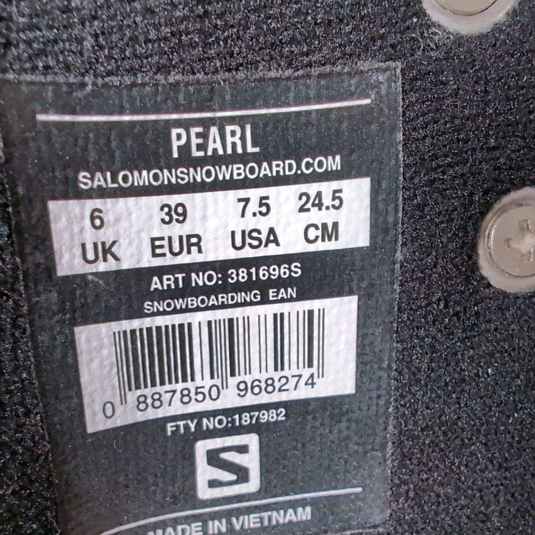 【美品】SALOMON PEARL スノーボードブーツ 24.5cm