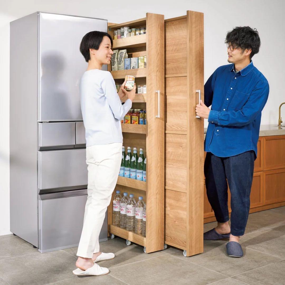 【ayu】キッチン隙間ワゴン／隙間収納