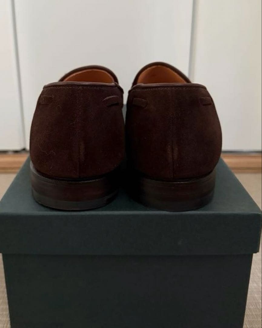 新品　CROCKETT&JONES CAVENDISH 3 スエード ローファー