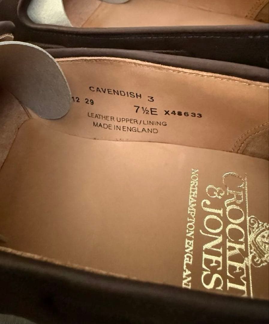 新品　CROCKETT&JONES CAVENDISH 3 スエード ローファー