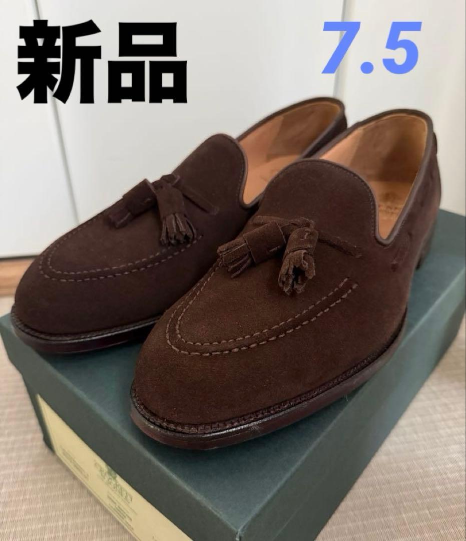 新品　CROCKETT&JONES CAVENDISH 3 スエード ローファー
