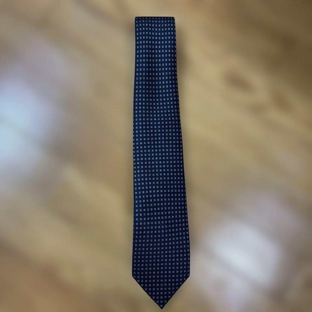 E.MARINELLA/ネイビー小紋