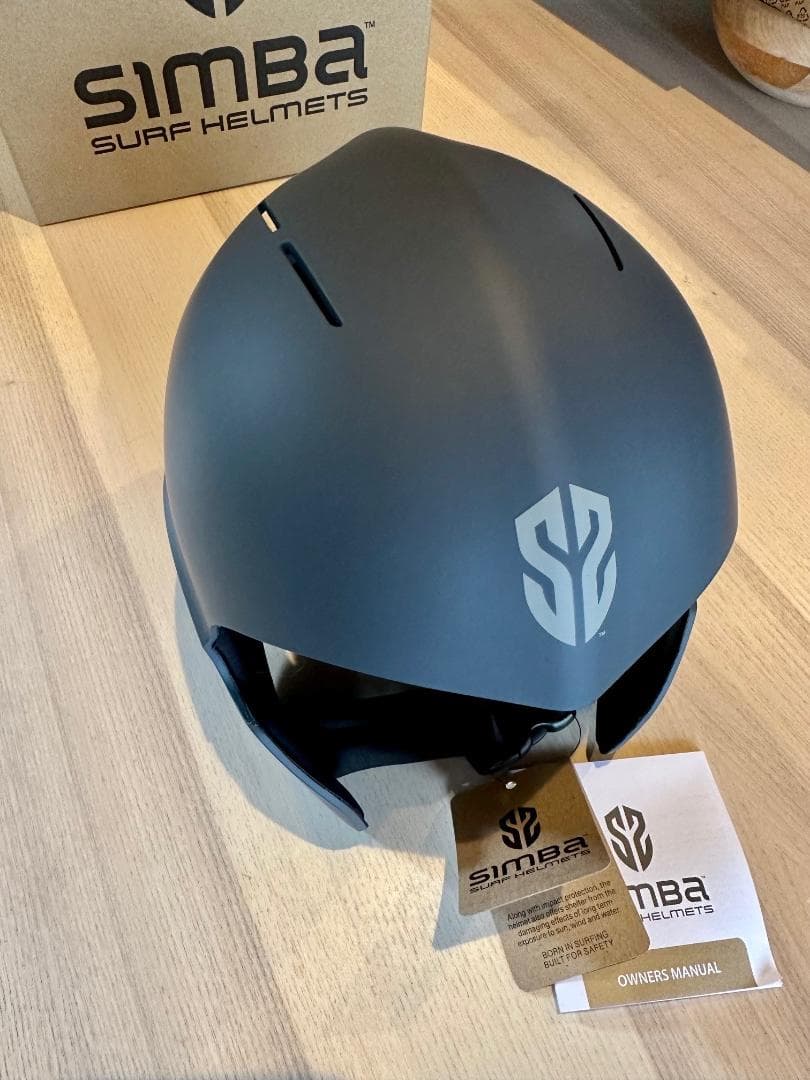 サーフィン・ボディボード Simba surf helmet - Black - Size s