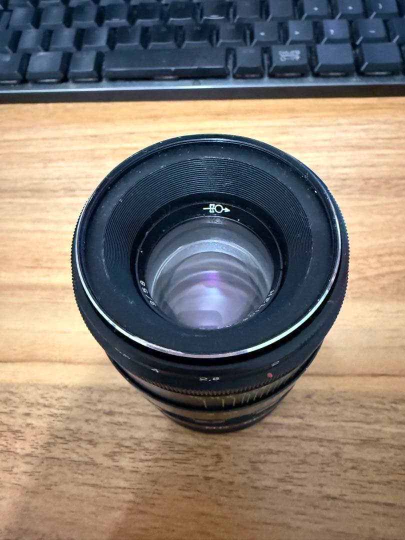 Helios 44-2 58mm f2 sony e変換マウント付き