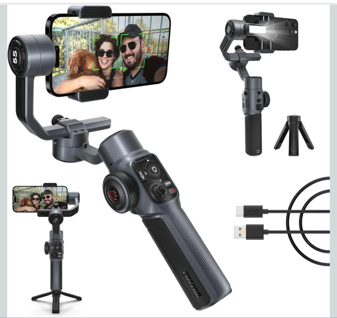 ZHIYUN Smooth 5Sスマートフォンジンバルスタビライザー